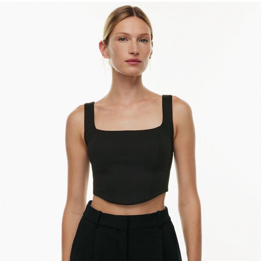 TEN by Babaton satin bustier corset top
